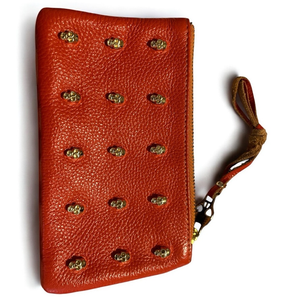 Thomas Wylde Extremely Rare Orange Skull Wristlet